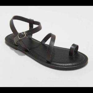 Target Universal Threads Black Sandals Brand new